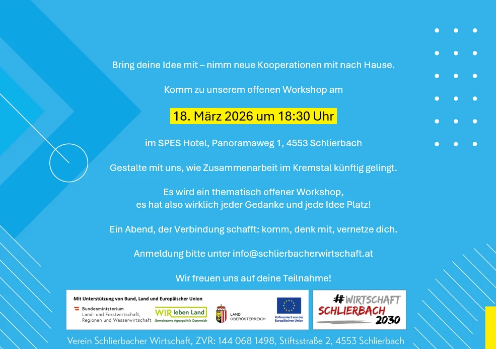 Einladung zum Kooperationsworkshop
