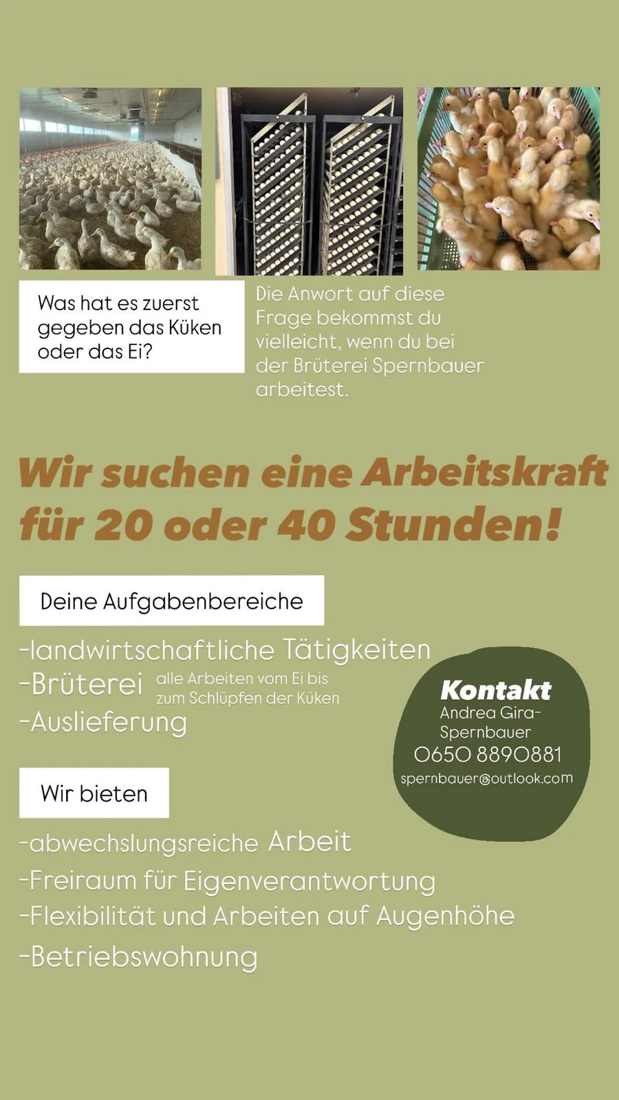 Personalsuche für Landwirtschaft